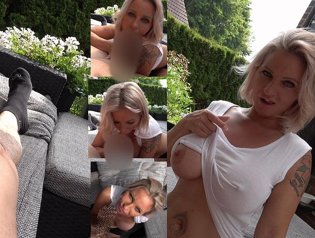 sweetpinkPu**y Porno Video: Peinlich! Nachbars schw**z abgebla*en